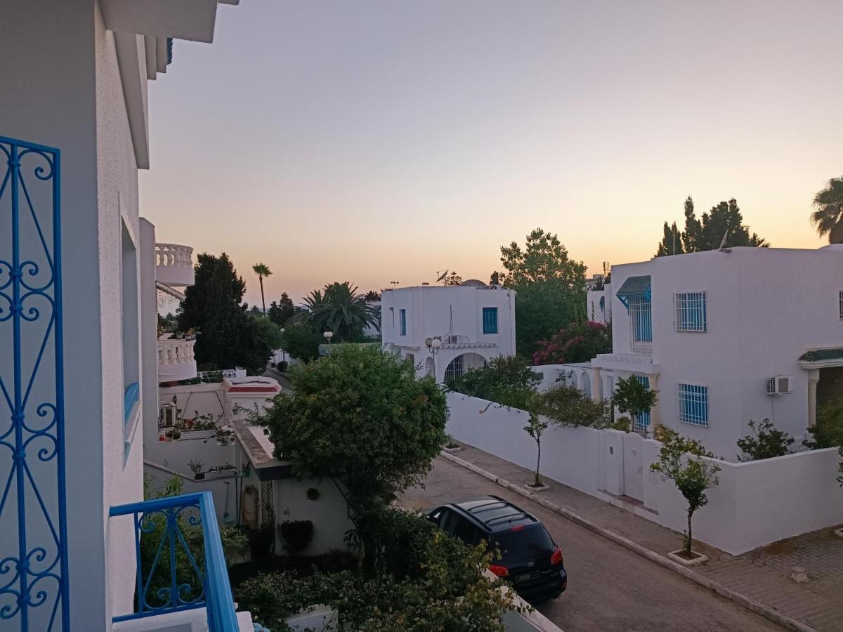 Superbe étage de villa vue sur mer Nabeul Exterior foto
