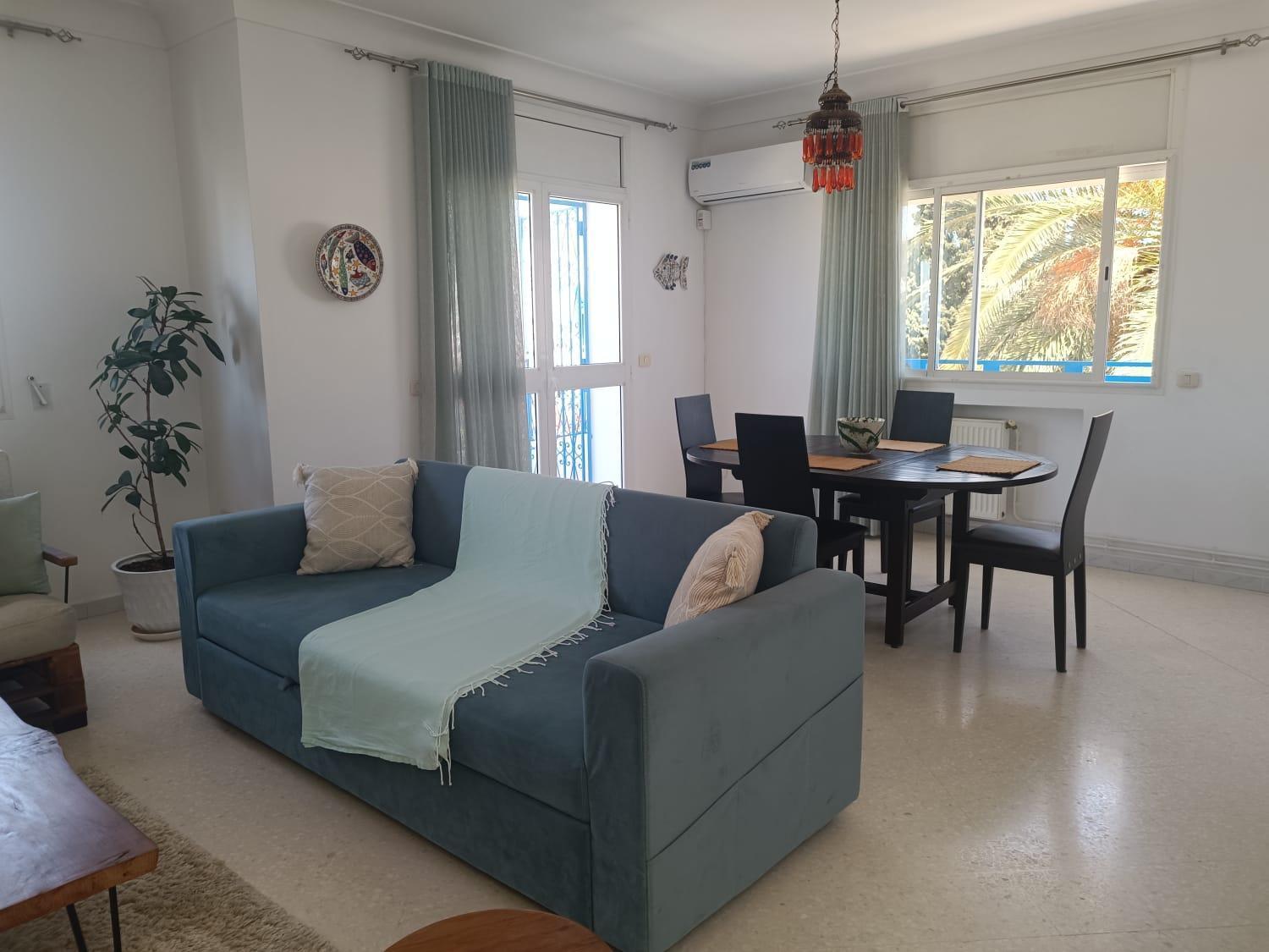 Superbe étage de villa vue sur mer Nabeul Exterior foto